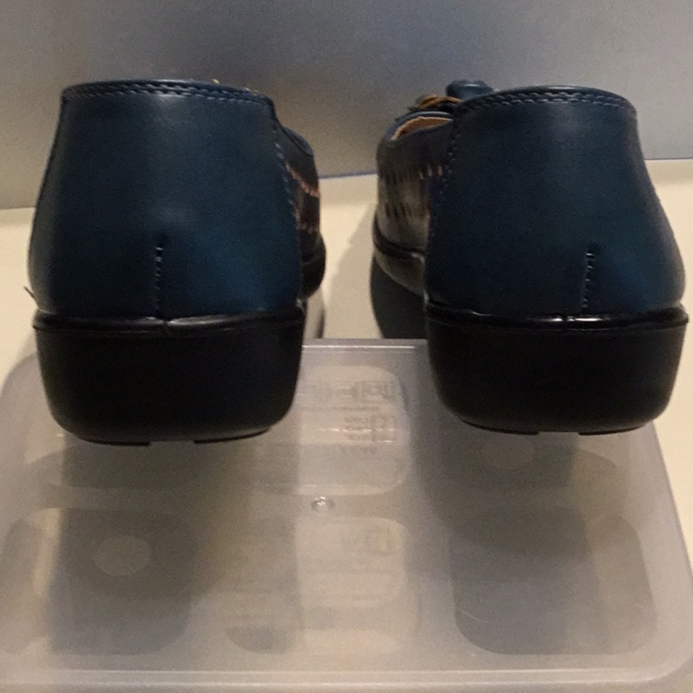 Dark teal slip-ons - Picture 4 of 8